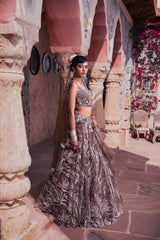 Classic Embroidered Lehenga Set
