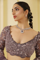 Net Kalidar Cutdana And Beads Work Lehenga
