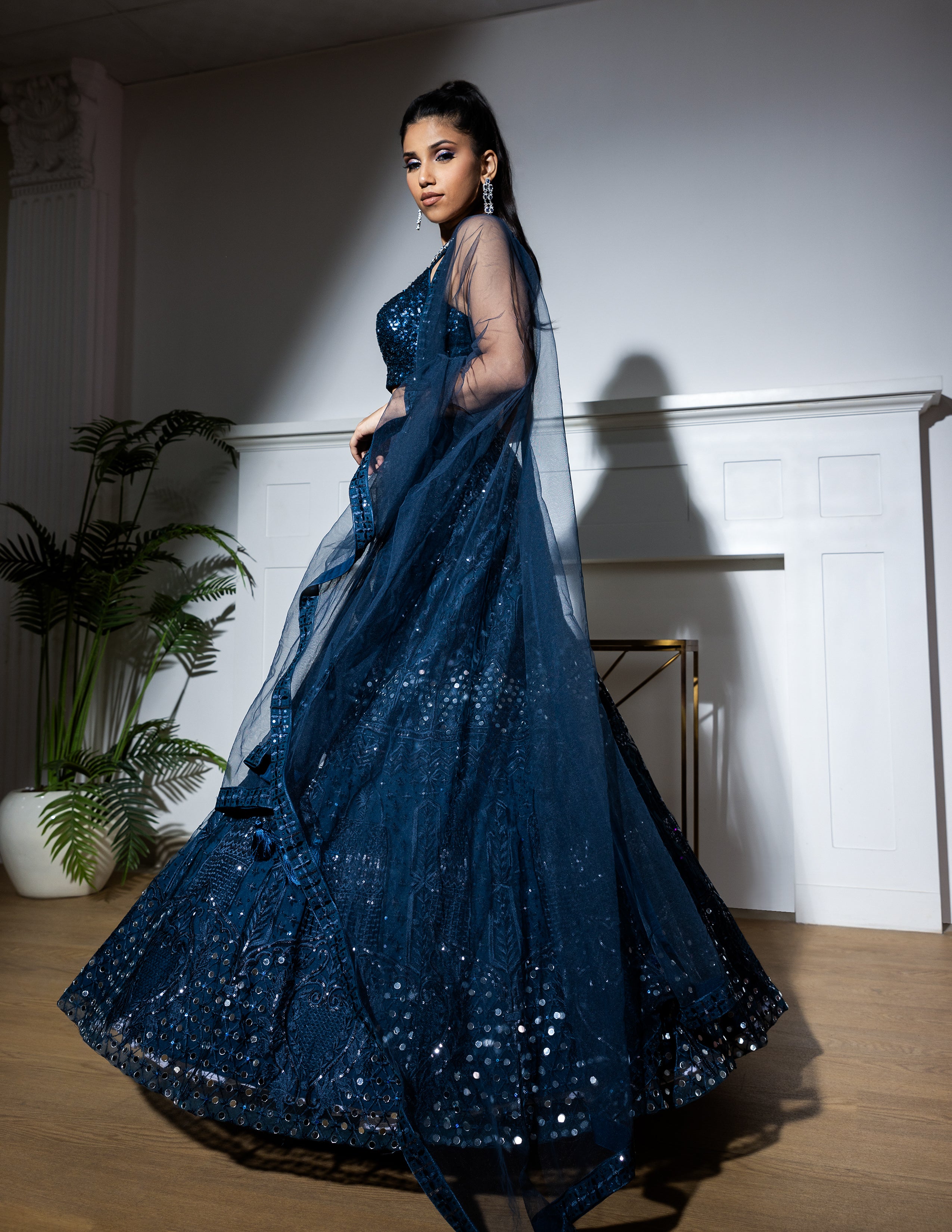 Jharokha Embroidered Lehenga